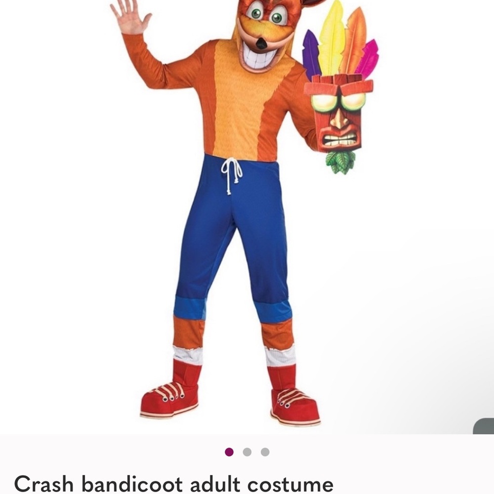 Crash bandicoot Halloween costume